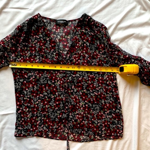 Nicholas floral sheer blouse - Picture 5 of 9